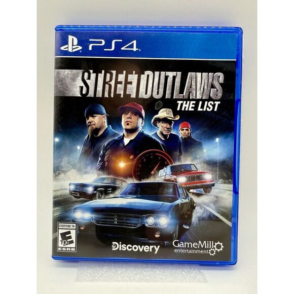 Street Outlaws: The List - Sony PlayStation 4‎ Game & Case Tested - Picture 1 of 3